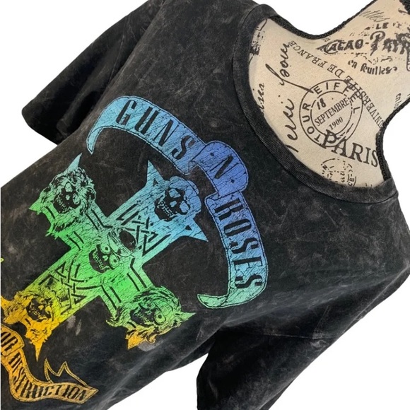 NWT Guns N Roses men’s XL acid wash T-Shirt 
- - Picture 3 of 11